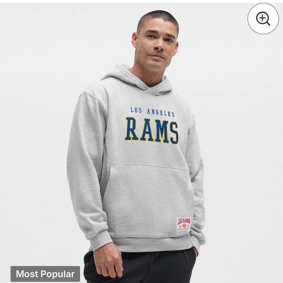 Lululemon x NFL Los Angeles Rams Gray Steady State Crewneck and joggers - Picture 3 of 13